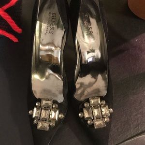 Guess by Marciano gem diamond pointy toe pump